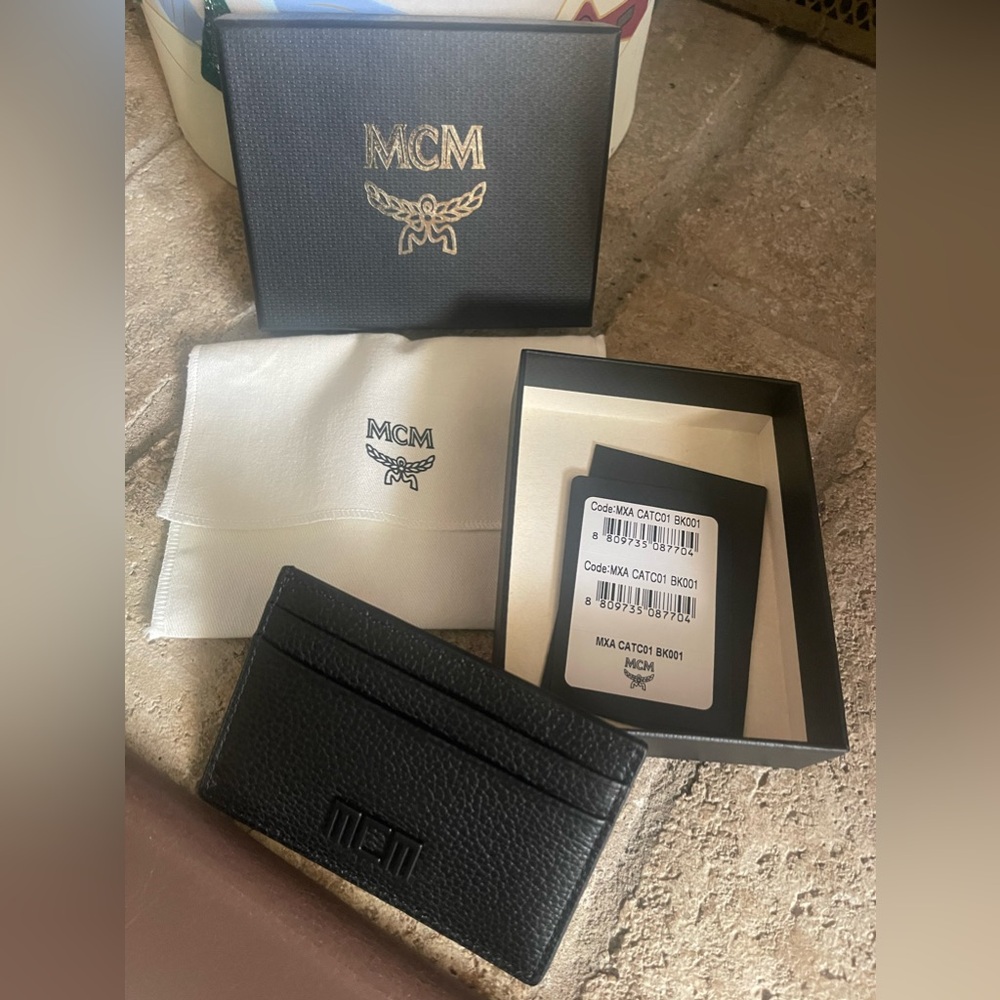 MCM Card wallet brand new. Box and dust cloth included